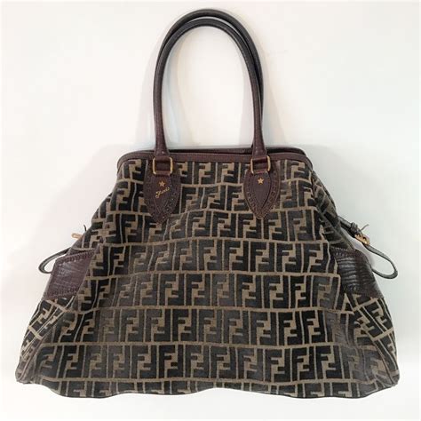 fendi zucca ebay|fendi zucca for sale.